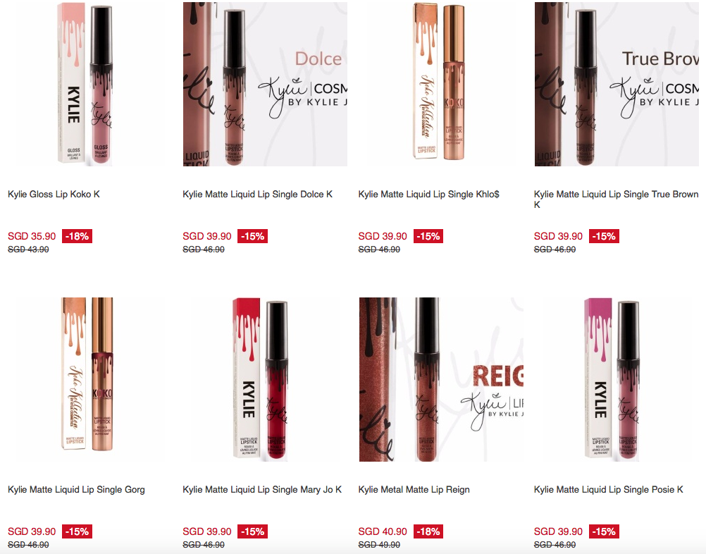 Makeup online singapore deals